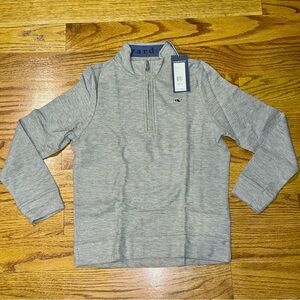 New Vineyard Vines saltwater quarter 1/4 zip pullover boys S 8/10